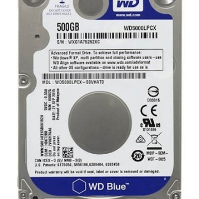 Harddisk 500GB Laptop 2.5 Refubrished Healthy Harddrive 100%